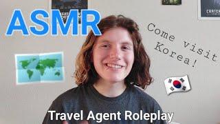 ASMR Travel Agency Roleplay (Soft Spoken | Informative | Typing)