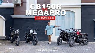 CB150R vs MEGAPRO scrambler !!! worth it mana boskuh untuk di beli ???