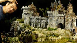 I made this MASSIVE Castle Diorama: Took me ONE YEAR to Complete!