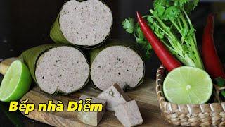 Chả Bò - Beef Bologna - Cách làm chả lụa bò dai, giòn, ngon | Bếp Nhà Diễm |