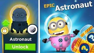 Epic New Costume Astronaut Unlock & expert / agent prize pod Minion Rush gameplay walkthrough