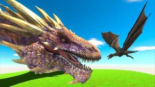 Baby Dragon VS Giant Dragon - Animal Revolt Battle Simulator