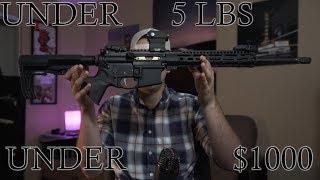 Budget Lightweight AR15 - 5lbs for Under $1000