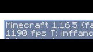 minecraft  testing with 1000+ fps