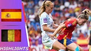 Spain vs Belgium | Women's European Qualifiers - Highlights All Goals 16/07/24