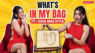 What's in My Bag with Isha Malviya | Fashion | Isha Malviya | PINKVILLA | @IshaMalviyaVlogss