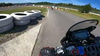 Ohvale gp0 190 chasing a fast Piaggio Zip at karting Spa Francorchamps