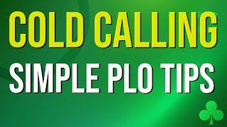 SIMPLE POKER TIPS: Stop Cold Calling Too Many Hands