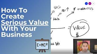 The Value Equation Explained...How To Create More Value With Your Business!