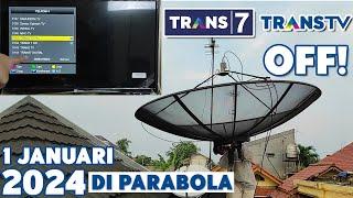 Update 2024 Trans 7 Trans TV Hilang Sinyal di Telkom 4 | Cara Scan Trans di Semua Receiver Parabola