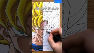 QUAL LÁPIS DE COR É MELHOR? Multicolor X Leo e Leo CARBON #lapisdecor #desenho #goku #dbz