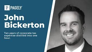 Ep 13: Jon Bickerton. Ten years of corporate tax expertise distilled into one hour