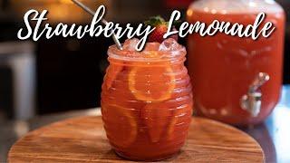 The Most Refreshing and Delicious STRAWBERRY LEMONADE You Can Make at Home!!!