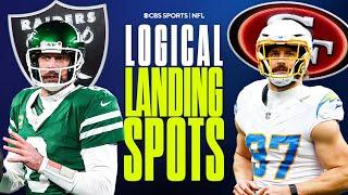 Where top NFL free agents rank & their logical landing spots: Aaron Rodgers, Joey Bosa and MORE