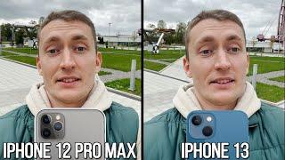 ТЕСТ КАМЕР В IPHONE 13 и IPHONE 12 PRO MAX - СРАВНЕНИЕ СЪЕМКИ ВИДЕО И ФОТО НА АЙФОН 13 (4К)