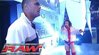 The Rock Returns |  Eugene & The Coach - Monday Night Raw