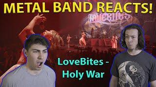 Lovebites - Holy War REACTION / ANALYSIS | Metal Band Reacts!