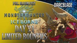 Day 21 Limited Bounties - Full Bloom Fest - MHW Iceborne