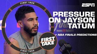 Putting PRESSURE on Jayson Tatum to lead the Celtics + NBA Finals predictions  | First Take