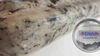 Tenax Titanium Ex Clear on 2cm Granite