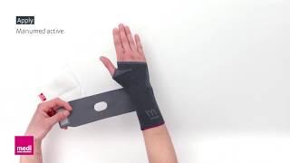 Manumed active – How to Apply the Wrist Support | medi USA