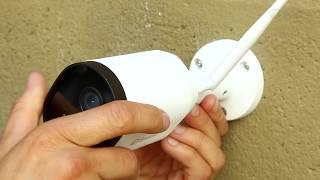 Swann Outdoor Security Camera installation and mounting to wall by drilling