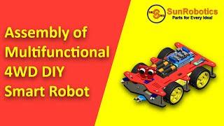 Multifunctional 4WD DIY Smart Arduino-based Robotics Car Kit | Sunrobotics | DIY Robotics Project