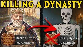 Can ONE MAN destroy the MOST POWERFUL DYNASTY? - CK3 Intrigue Challenge