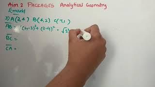 Emerald Package | Aim 2 | Analytical Geometry | Class 8 | Maths Techno | Vishwablooms