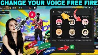 This game does not support voice changer/how tochange voice in free fire/girl voice changer app ff 7