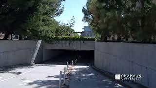 Arriving at Chapman - Anderson Parking Structure