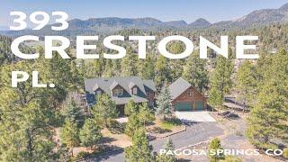 Colorado Home on 17 Acres For Sale - 393 Crestone Place, Pagosa Springs, Colorado