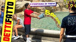 Buttate 500 Euro nella Fontana di Trevi - [Detto Fatto Ep.77] - theShow