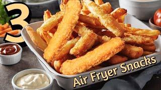 3 Snacks aus der Heißluftfritteuse - Danach willst auch DU einen Air Fryer! | Rezepte zum nachkochen
