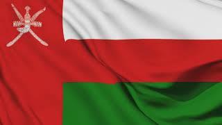Oman flag waving animation