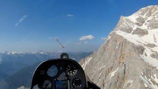 Segelfliegen an der Zugspitze - Gliding in the Alps with LS4 neo - SFG Werdenfels
