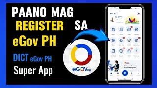 Paano Mag Register sa eGov PH | Super App #tutorial