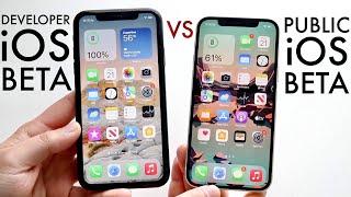 Developer iOS Beta Vs Public iOS Beta! (Comparison)