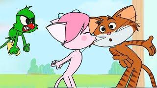 Cat And Keet Cat's Romantic Date Funny Animated Cartoon Shows For Kids Chotoonz TV