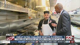 Bakersfield Mayoral Candidates take Omelet Eating Challenge