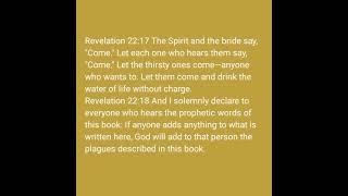 Revelation 22:17-18 #youtube #trending #affirmations #quotes #fyp #foryou #love #truth #jesus