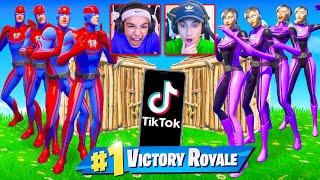 Fortnite 4v4 Box Fight Battle Against Little Brothers TikTok Clan!