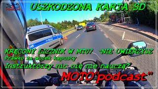 USZKODZONA KARTA SD | Kręcony licznik w MT07 Nie uwierzysz! | Instruktorzy | MOTO "podcast"