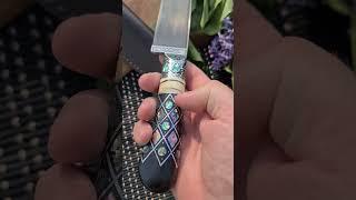 Сделали эксклюзивный пчак, решили поставить бивень на рукоять и не ошиблись, получился великолепным
