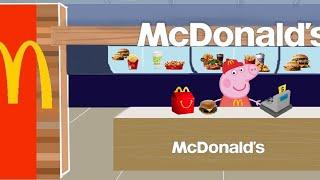 Peppa Pig Works at McDonalds