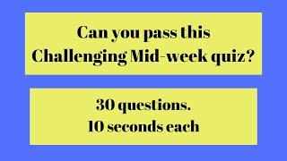 "Trivia Titans: 30 Tough Questions for the Fearless"  | Quizpich.com