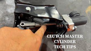 Clutch master cylinder tech. Free play... Watch out for pressure buildup!