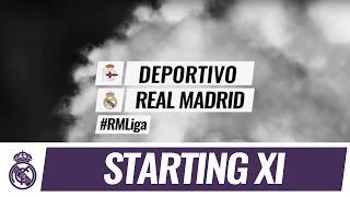 Our starting XI  Deportivo