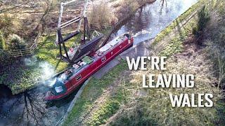 Leaving Wales and heading back to England on our NARROWBOAT HOME | Ft. Himiway Cruiser | EP31