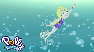 Polly Pocket: Schwimmfähig! Vollständige Folge | Schwimmwettbewerb | Littleton-Spiele